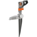 GARDENA 8141-20 irrigatore Sistema di spruzzo d'acqua a pulsazione Grigio, Arancione, Argento, Spruzzatore arancione , Sistema di spruzzo d'acqua a pulsazione, 490 m², Grigio, Arancione, Argento