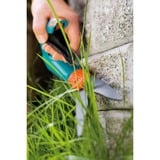 GARDENA 8735-20 cesoie per erba Lame orizzontali, Forbici per erba turchese/Nero, Lame orizzontali, Manico corto, Nero, Blu