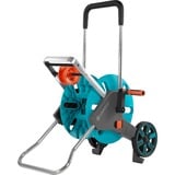 GARDENA AquaRoll M Easy Carrello avvolgitubo Manuale Nero, Blu, Arancione turchese/grigio, Carrello avvolgitubo, Manuale, Funzionale, Nero, Blu, Arancione, Libera installazione, 60 m