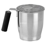 Graef MS 702 Schiumatore portatile Nero, Acciaio inossidabile, Montalatte Nero/in acciaio inox, AC, 450 W