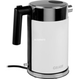 Graef WK 61 bollitore elettrico 1,5 L 2000 W bianco, 1,5 L, 2000 W, Indicatore del livello dell'acqua, Filtro
