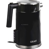 Graef WK 702 bollitore elettrico 1,5 L 2000 W Nero, Metallico Nero, 1,5 L, 2000 W, Nero, Metallico, Indicatore del livello dell'acqua