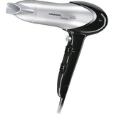 Grundig HD 6080 asciuga capelli 2200 W Nero, Argento Nero/Argento, dC, Nero, Argento, Gancio per appendere, 1,8 m, 2200 W, 230-240 V