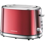 Grundig TA 6330 2 fetta/e 850 W Rosso rosso/in acciaio inox, 2 fetta/e, Rosso, Acciaio inossidabile, 850 W, 220 - 240 V, 60/60 Hz