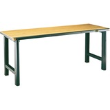 Hazet 130-1 Banco di lavoro Banco da lavoro portatile Nero/marrone, Banco da lavoro portatile, Metallo, Legno, Nero, Legno, 1000 kg, 2000 mm, 760 mm