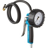 Hazet 9041G-1 manometro per pneumatico 0 - 10 bar Barometro analogico, Misuratore di pressione gomme blu/Nero, Barometro analogico, 0 - 10 bar, Barra, Nero, Blu, 0,1 bar, 1 pezzo(i)