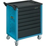 Hazet Assistent 177-7 Acciaio Nero, Blu blu/Nero, 7 ripiani, Acciaio, Nero, Blu, 20 kg, 4 ruota(e), 498 mm