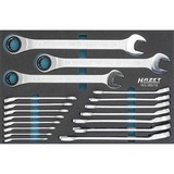 Hazet Set di chiavi combinate a cricchetto 163-366/18, misura 3/3, Chiave 