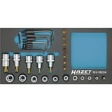 Hazet Set di inserti per chiavi a bussola esagonali 163-192/24, misura 1/3, chiave combinata   