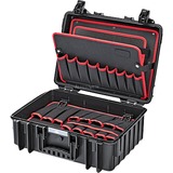 KNIPEX 00 21 35 LE cassetta per attrezzi Nero Polipropilene (PP), Cassetta portautensili Nero, Polipropilene (PP), Antipolvere, Resistente agli urti, Resistente all’acqua, 470 mm, 370 mm, 190 mm