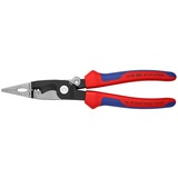 KNIPEX 13 92 200 Pinze a becco lungo pinza rosso/Blu, Pinze a becco lungo, Acciaio, Plastica, Blu/Rosso, 20 cm, 280 g