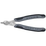 KNIPEX 78 13 125 ESD pinza Pinze per taglio laterale, Pinze per elettronica grigio, Pinze per taglio laterale, Acciaio inossidabile, Acciaio, Plastica, Nero/Grigio, 12,5 cm, 57 g