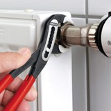 KNIPEX 88 01 180 Pinze a becco di pappagallo pinza, Tubi, pinza regolabile Nero/Rosso, Pinze a becco di pappagallo, 4,2 cm, 3,6 cm, Acciaio al cromo vanadio, Rosso, 18 cm