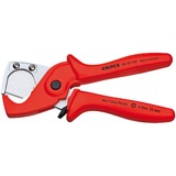 KNIPEX 90 20 185 pinza Pinze da taglio per filo metallico, Tagliatubi rosso, Pinze da taglio per filo metallico, 2,5 cm, Acciaio, Plastica, Rosso, 18,5 cm