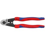 KNIPEX 9562190 tagliafibre blu, Blu/Rosso, Acciaio al cromo vanadio, Nero, Blu, Rosso, 314 g