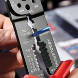 KNIPEX 97 21 215 B Crimpatrice Nero, Blu, Rosso, Pinza crimpatrice Crimpatrice