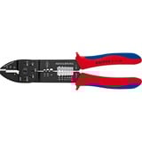 KNIPEX 97 22 240 pinza, Pinza crimpatrice Metallo, Plastica, Blu/Rosso, 24 cm, 300 g