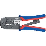 KNIPEX 97 51 10 Crimpatrice Nero, Blu, Rosso, Pinza crimpatrice blu/Rosso, Crimpatrice
