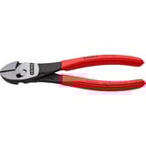 KNIPEX TwinForce Pinze da taglio diagonale, Pinze di taglio rosso, Pinze da taglio diagonale, Acciaio al cromo vanadio, Plastica, Rosso, 18 cm, 255 g