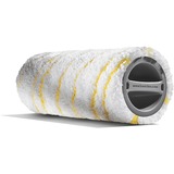 Kärcher 2.055-006.0 accessorio e ricambio per aspirapolvere Aspirapolvere portatile Set di spazzole a rullo, Spazzola di pulizia bianco/Giallo, Aspirapolvere portatile, Set di spazzole a rullo, Bianco, Giallo, Microfibra, Plastica
