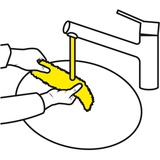Kärcher 2.633-130.0 accessorio per lavavetri elettrico Panno di pulizia, Copertina di tergicristallo giallo/Bianco, Panno di pulizia, Kärcher, WV 2 Plus WV 2 Premium WV 2 Premium Plus WV 5 Premium, Bianco, Giallo, Microfibra, 275 mm