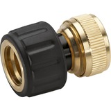 Kärcher 2.645-018.0 raccordo e adattatore per tubo Ottone, Gomma Nero, Argento 1 pz, Raccordo portagomma Ottone, Gomma, Nero, Argento