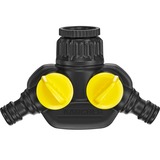 Kärcher 2.645-199.0 parte e accessorio per sistema di irrigazione Connettore per giunzione Nero/Giallo, Connettore per giunzione, Sistema di irrigatore a pioggia, Plastica, Nero, Giallo, 45°, 25,4 / 2 mm (1 / 2")