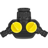Kärcher 2.645-199.0 parte e accessorio per sistema di irrigazione Connettore per giunzione, Pezzo di Gallo Nero/Giallo, Connettore per giunzione, Sistema di irrigatore a pioggia, Plastica, Nero, Giallo, 45°, 25,4 / 2 mm (1 / 2")