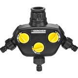 Kärcher 2.645-200.0 parte e accessorio per sistema di irrigazione Accoppiamento del tubo, Pezzo di Gallo Nero/Giallo, Accoppiamento del tubo, Sistema di irrigatore a pioggia, Plastica, Nero, Giallo, Maschio/Femmina, 76,2 / 4 mm (3 / 4")