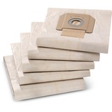 Kärcher 5St. -NT 65/2 ECO A cilindro Sacchetto per la polvere, Sacchetti per aspirapolvere A cilindro, Sacchetto per la polvere, Beige, Carta, M, NT 48/1 NT 65/2 Eco + Me NT 72/2 Eco Tc