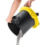 Kärcher AD 4 Premium 17 L Nero, Giallo, Vuoto di cenere giallo/Nero, 17 L, Senza sacchetto, Nero, Giallo, 1,7 m, 3,5 cm, Secco