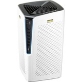 Kärcher AF 100 purificatore 100 m² 48 dB 80 W Nero, Bianco, Purificatore d'aria bianco/Nero, 100 m², 48 dB, Ventilatore, Nero, Bianco, Pulsanti, 80 W