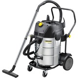 Kärcher NT 75/2 Tact² Me Tc Nero, Acciaio inossidabile 75 L 2760 W, Aspira bagnato / asciutto Nero/in acciaio inox, Secco e bagnato, Nero, Acciaio inossidabile, Carta, Manopola, 75 L, 148 l/s