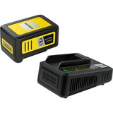 Kärcher Power 18/50 A cilindro Set batteria e caricabatterie Nero/Giallo, A cilindro, Set batteria e caricabatterie, Nero, Giallo, 5000 mAh, 18 V, Kärcher