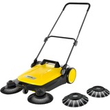 Kärcher S 4 Twin 2-in-1 scopa elettrica Nero, Giallo, Spazzatrici stradali giallo/Nero, Nero, Giallo, 668 mm, 760 mm, 940 mm, 10,2 kg, Manuale