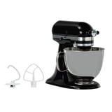 KitchenAid 5KSM125EOB Sbattitore con base 300 W Nero, Robot da cucina Nero, Sbattitore con base, Nero, Sbattitura, Impasto, Miscelatura, Stirring, 1,45 m, 4,8 L, 220 Giri/min