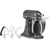 KitchenAid Artisan robot da cucina 300 W 4,8 L Argento argento scuro, 4,8 L, Argento, Leva, 220 Giri/min, Sbattitura, Impasto, Miscelatura, 1,454 m