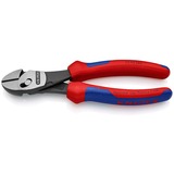 Knipex TwinForce Pinze da taglio diagonale, Pinze di taglio rosso/Blu, Pinze da taglio diagonale, Acciaio al cromo vanadio, Plastica, Blu/Rosso, 18 cm, 280 g