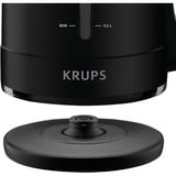 Krups BW2448 bollitore elettrico 1,6 L Nero Nero, 1,6 L, Nero, Plastica, Indicatore del livello dell'acqua, Filtro