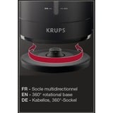 Krups BW2448 bollitore elettrico 1,6 L Nero Nero, 1,6 L, Nero, Plastica, Indicatore del livello dell'acqua, Filtro