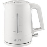 Krups BW 2441 bollitore elettrico 1,6 L 2200 W Bianco bianco, 1,6 L, 2200 W, Bianco, Acciaio inossidabile, Indicatore del livello dell'acqua, Filtro