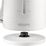 Krups BW 2441 bollitore elettrico 1,6 L 2200 W Bianco bianco, 1,6 L, 2200 W, Bianco, Acciaio inossidabile, Indicatore del livello dell'acqua, Filtro