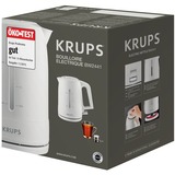 Krups BW 2441 bollitore elettrico 1,6 L 2200 W Bianco bianco, 1,6 L, 2200 W, Bianco, Acciaio inossidabile, Indicatore del livello dell'acqua, Filtro