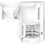 Krups F30901 macchina per caffè Macchina da caffè con filtro, Macchina fa filtro bianco, Macchina da caffè con filtro, 1050 W, Bianco