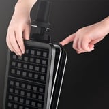 Krups FDD95D 2 waffle 1200 W Nero, Acciaio inox, Cialde accaio/Nero, 2 waffle, Rettangolare, Nero, Acciaio inox, Acciaio inox, 1200 W, 220 - 240 V
