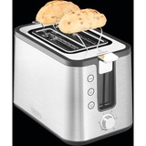 Krups KH442D 6 2 fetta/e 850 W Acciaio inox, Tostapane argento/Nero, 2 fetta/e, Acciaio inox, 850 W, 18 mm, 30 mm, 20 mm