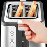 Krups KH442D 6 2 fetta/e 850 W Acciaio inox, Tostapane argento/Nero, 2 fetta/e, Acciaio inox, 850 W, 18 mm, 30 mm, 20 mm