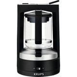 Krups KM4689 Macchina da caffè con filtro 1,25 L, Macchina fa filtro Nero/Argento, Macchina da caffè con filtro, 1,25 L, 850 W, Nero