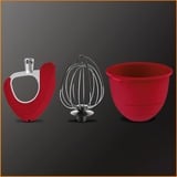 Krups Master Perfect Gourmet KA631D robot da cucina 1100 W 4,6 L Acciaio inox acciaio inox satinato, 4,6 L, Acciaio inox, Pulsanti, Manopola, Sbattitura, Macinatura, Impasto, Miscelatura, 1,8 kg, 0,8 kg