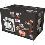 Krups Master Perfect Gourmet KA631D robot da cucina 1100 W 4,6 L Acciaio inox acciaio inox satinato, 4,6 L, Acciaio inox, Pulsanti, Manopola, Sbattitura, Macinatura, Impasto, Miscelatura, 1,8 kg, 0,8 kg